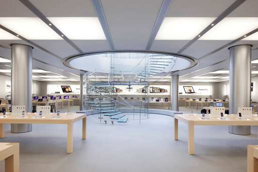 Apple stairs layout