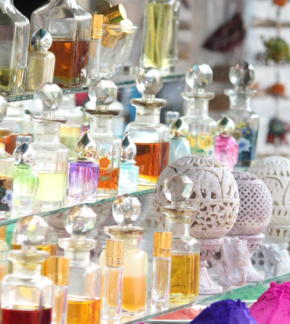 Perfume displays for retail