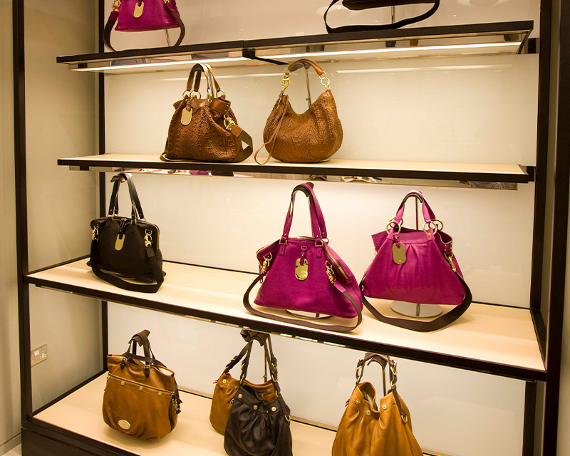 Bag Display Shelving