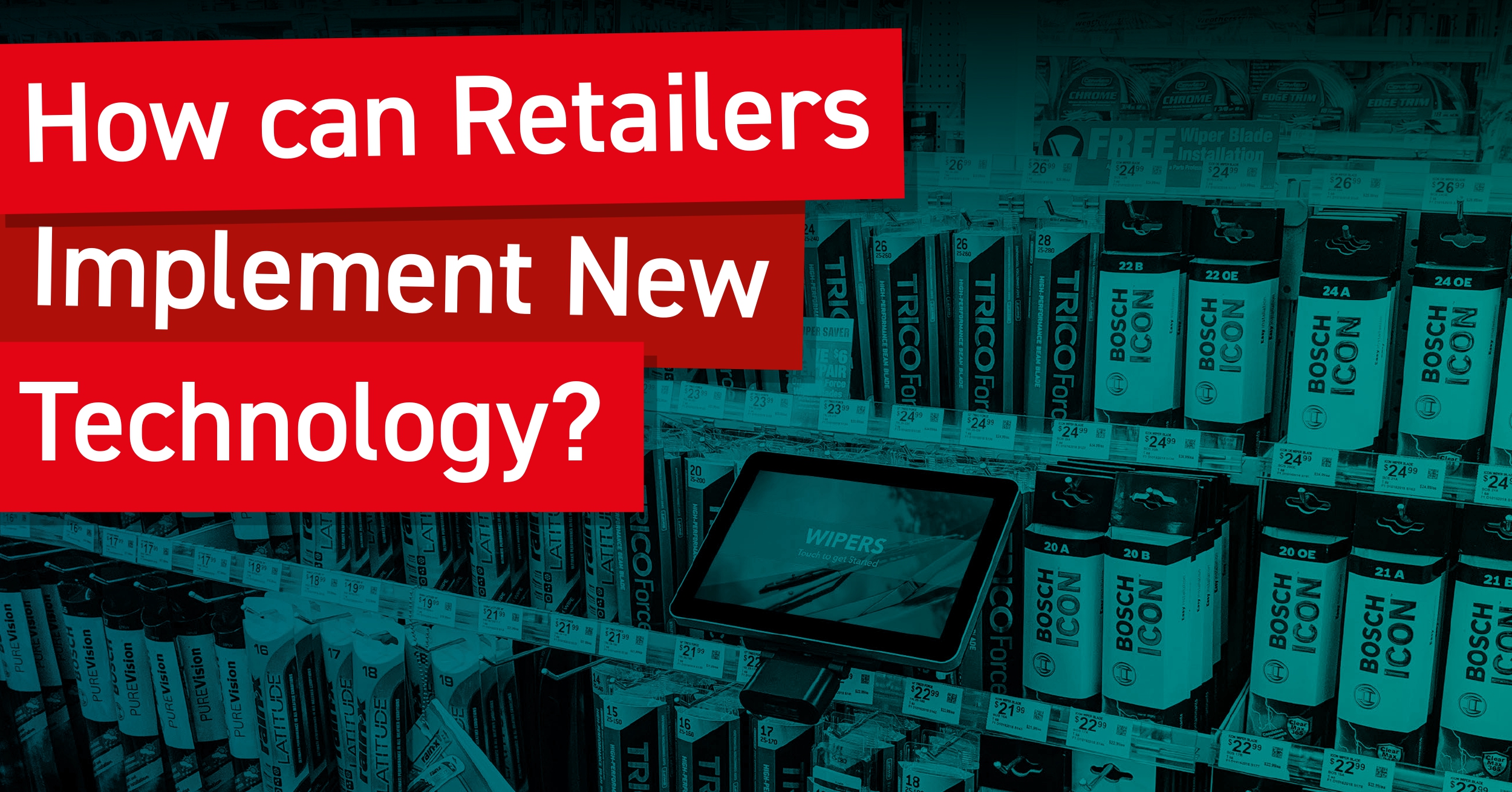 How can retailers implement new technology? Title image
