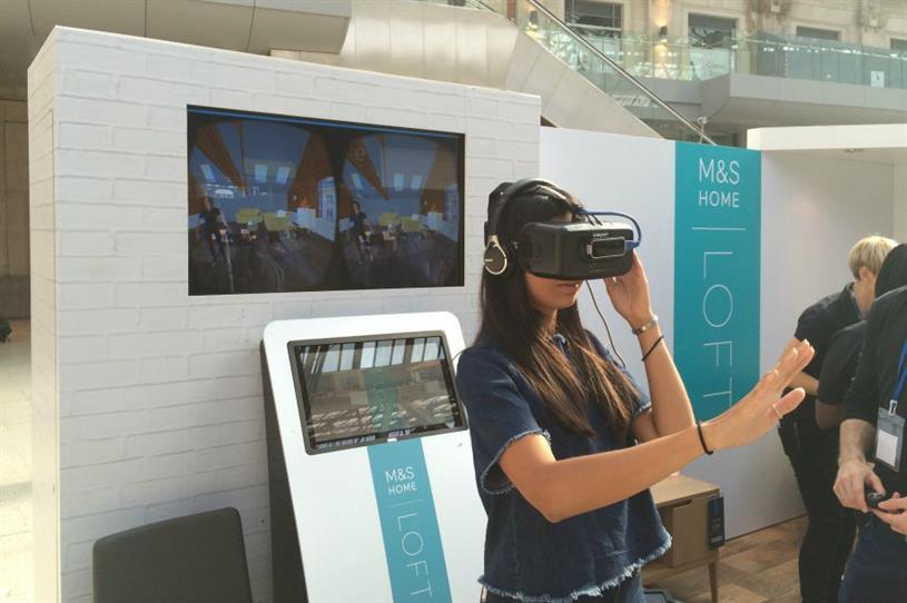 m&s virtual reality showcase