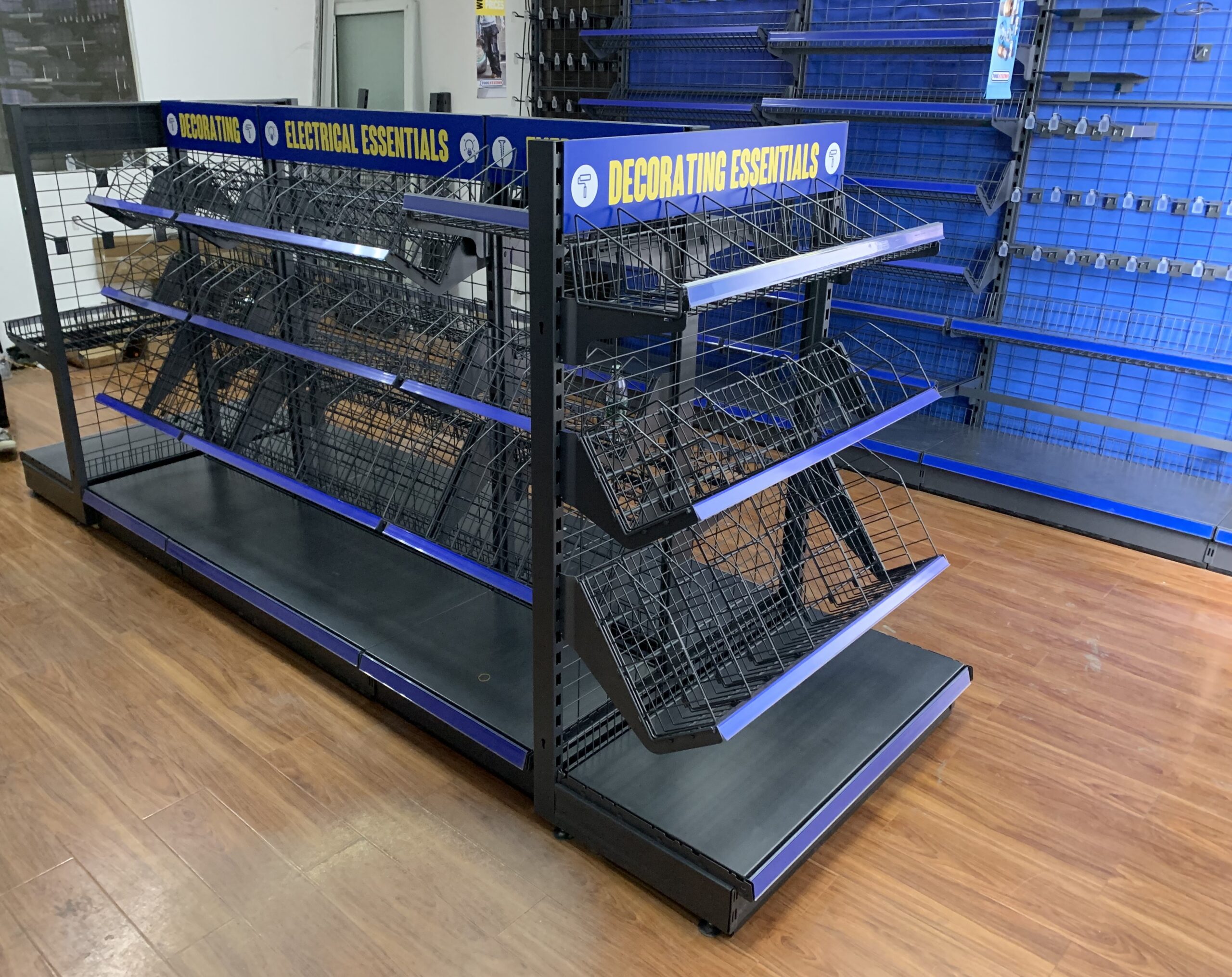 Tool Display Stand Tool display stand to hold various sizes and shapes of products