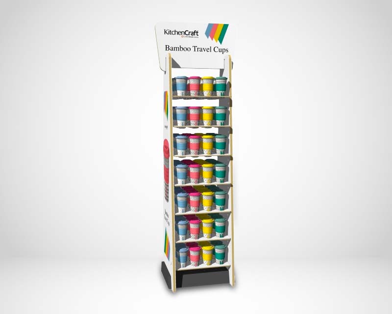 Travel Cup Display Stand Travel cup product display