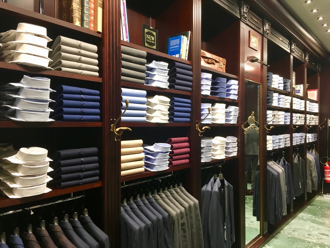 smart shelving units for a clothing display idea